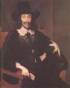Edward Bower Charles I at his Trial (mk25) oil on canvas